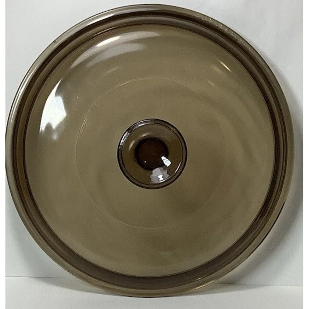 Pyrex Corning Visions Amber Lid‎    N-2-1/2-C   34   LID ONLY No Chips